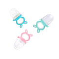 Meilleur support congelé mamelon de dentition Amazon fruits frais Silicone grignoteuse alimentation sucette pour bébé nourriture filet factice